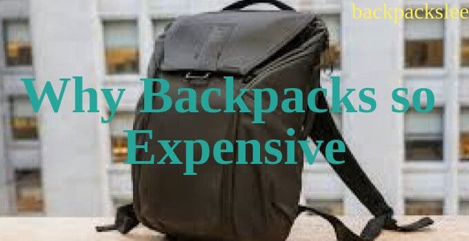 why are backpacks so expensive